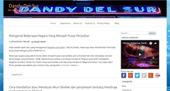 Desktop Screenshot of dandydelsur.com
